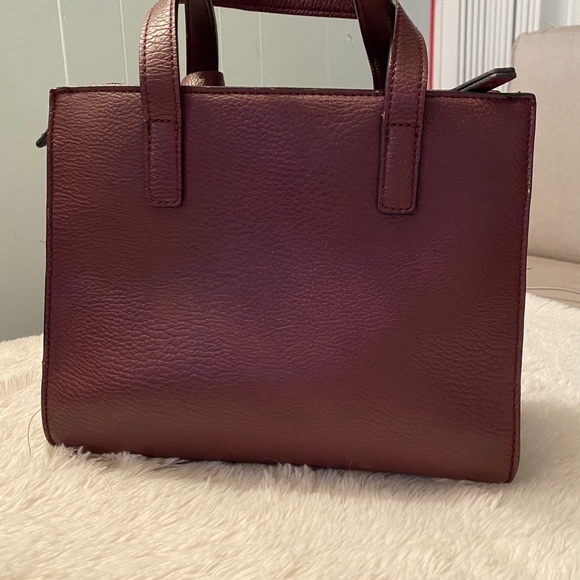 Burgundy handbag - Picture 4 of 5